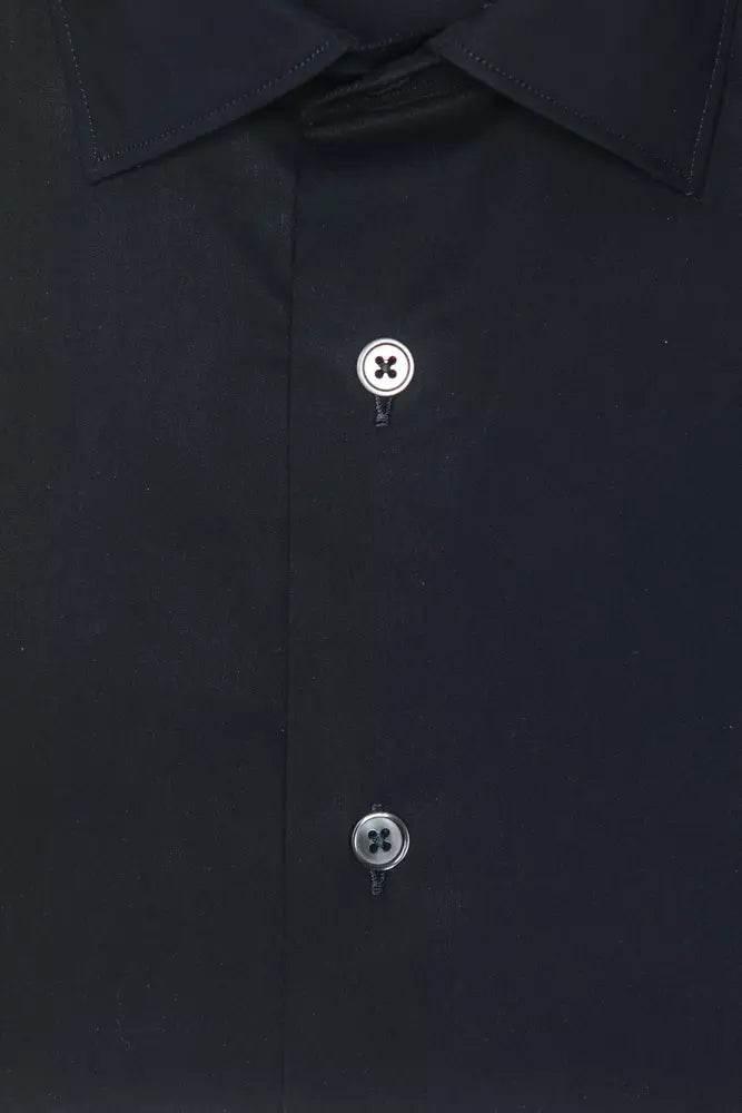 Robert Friedman Black Cotton Men Shirt - Hilstor