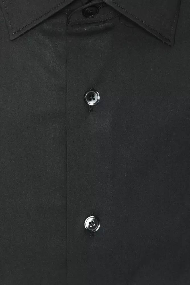 Robert Friedman Gray Cotton Men Shirt - Hilstor