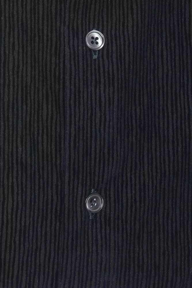 Robert Friedman Black Cotton Men Shirt - Hilstor