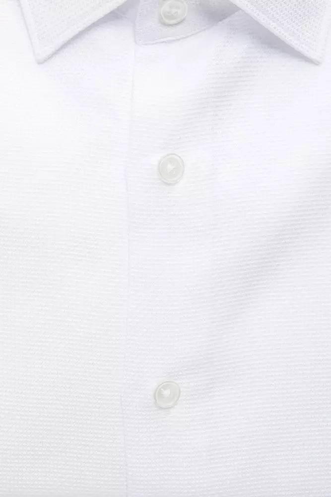 Robert Friedman White Cotton Men Shirt - Hilstor