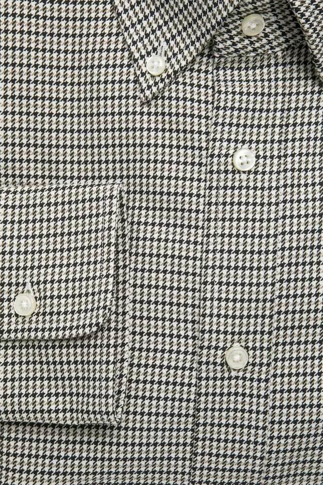 Robert Friedman Beige Cotton Men Shirt - Hilstor