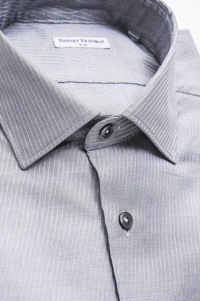Robert Friedman Beige Cotton Men Shirt - Hilstor