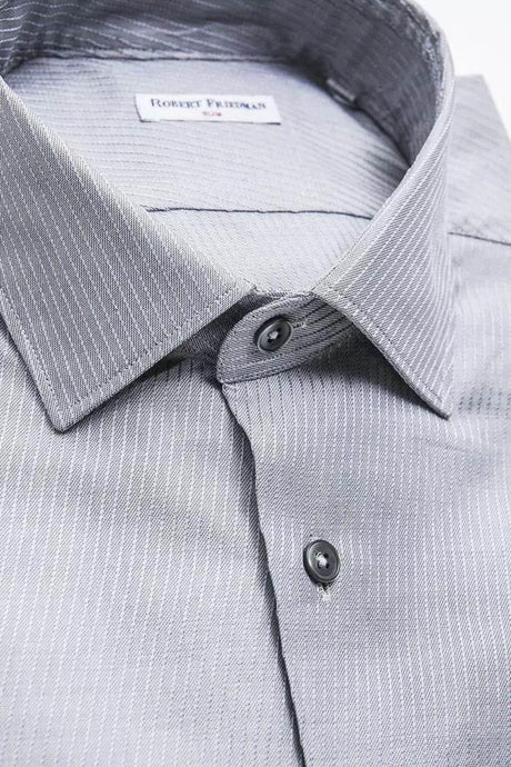 Robert Friedman Beige Cotton Men Shirt - Hilstor