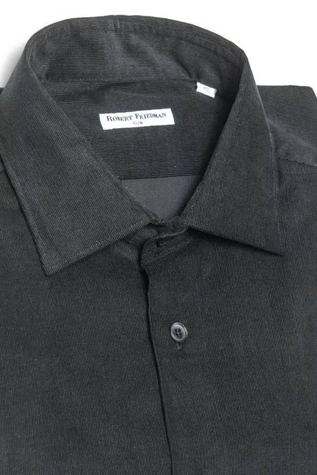 Robert Friedman Black Cotton Men Shirt - Hilstor