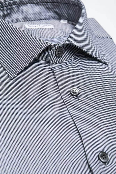 Robert Friedman Blue Cotton Men Shirt - Hilstor