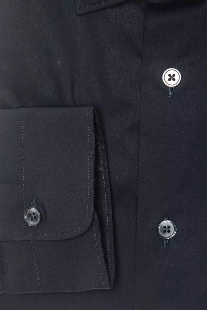 Robert Friedman Black Cotton Men Shirt - Hilstor