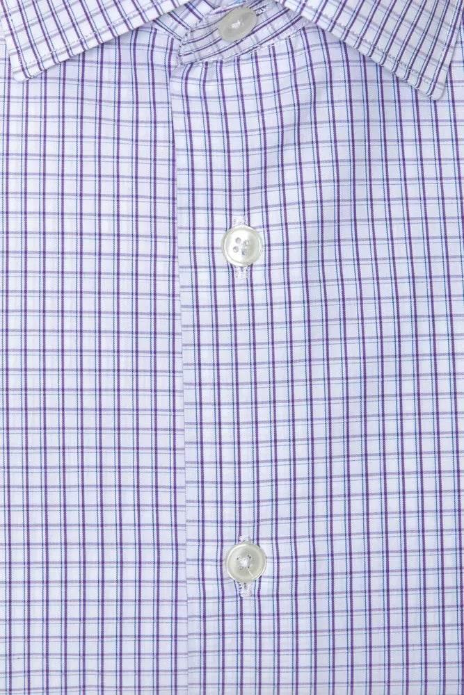 Robert Friedman Burgundy Cotton Men Shirt - Hilstor
