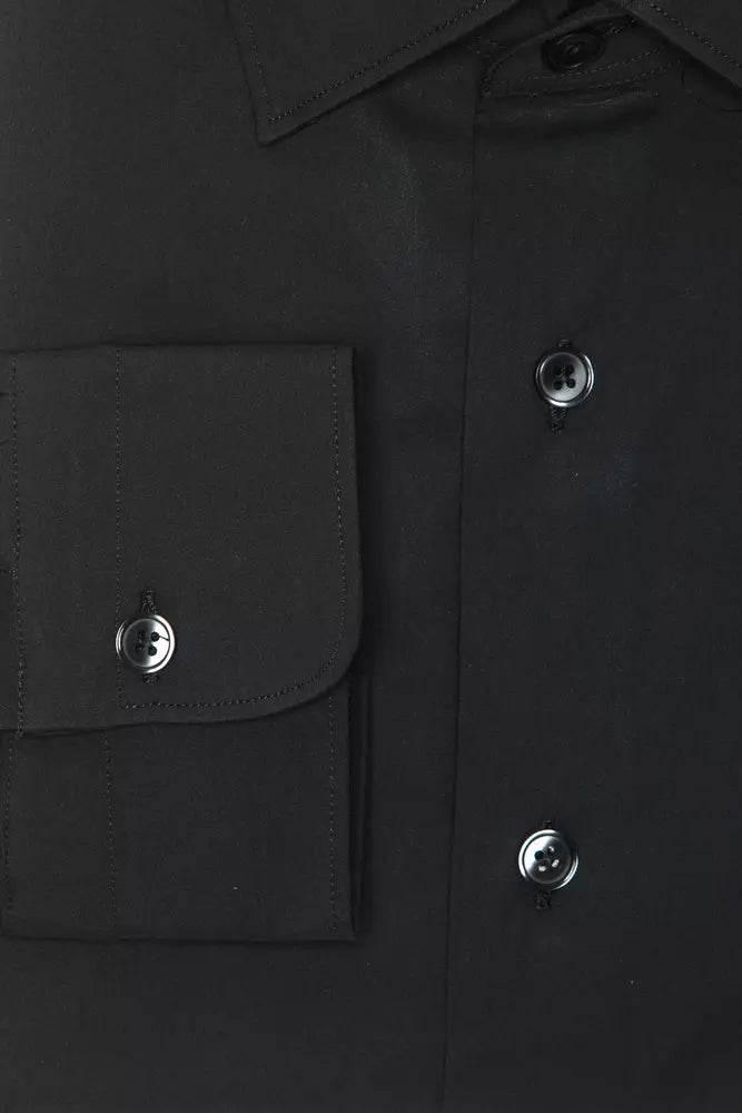 Robert Friedman Gray Cotton Men Shirt - Hilstor