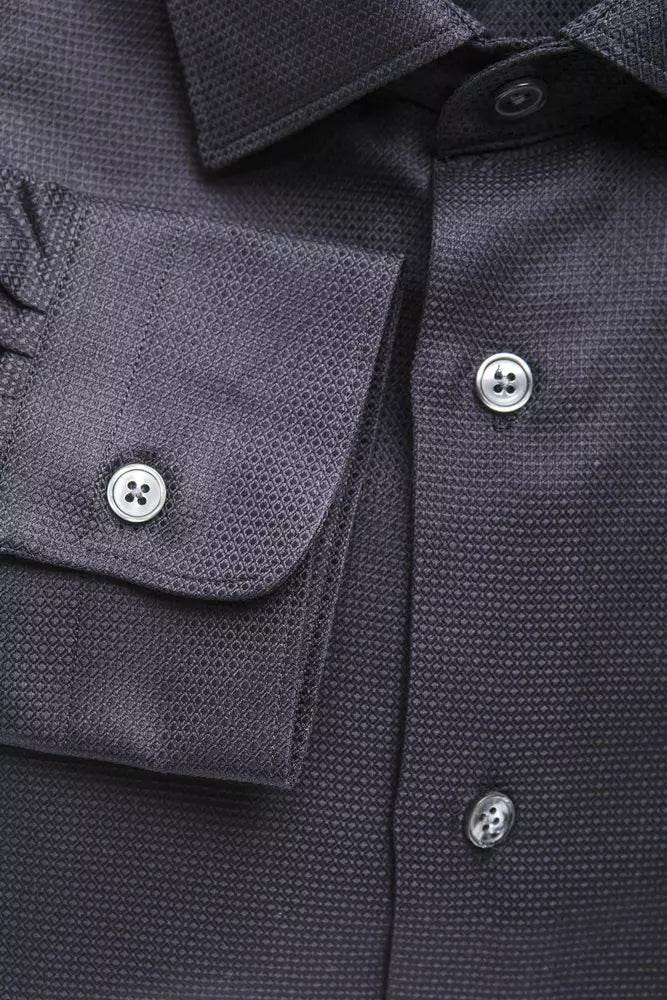 Robert Friedman Blue Cotton Men Shirt - Hilstor