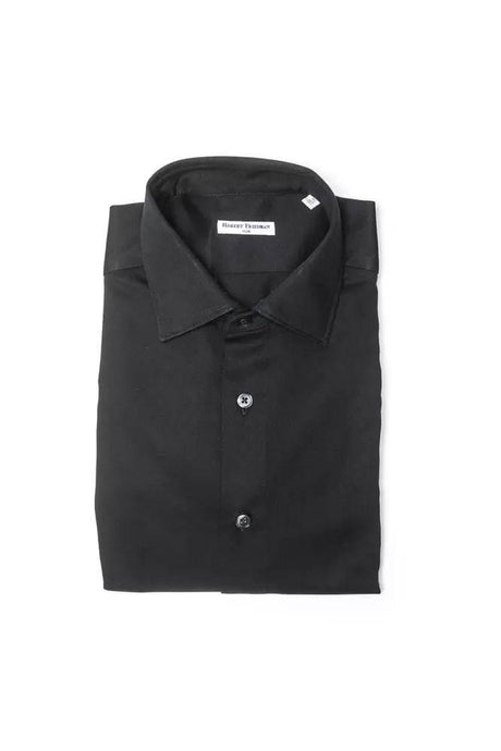 Robert Friedman Black Cotton Men Shirt - Hilstor