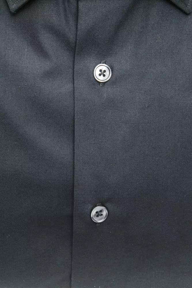 Robert Friedman Black Cotton Men Shirt - Hilstor