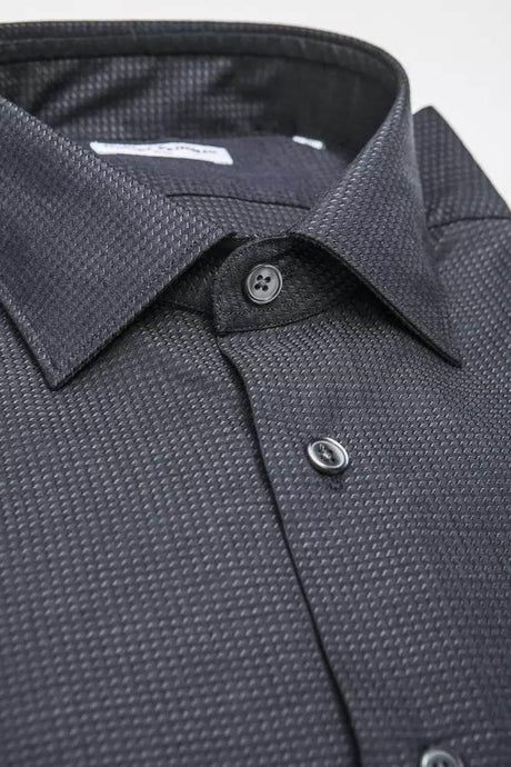 Robert Friedman Black Cotton Men Shirt - Hilstor