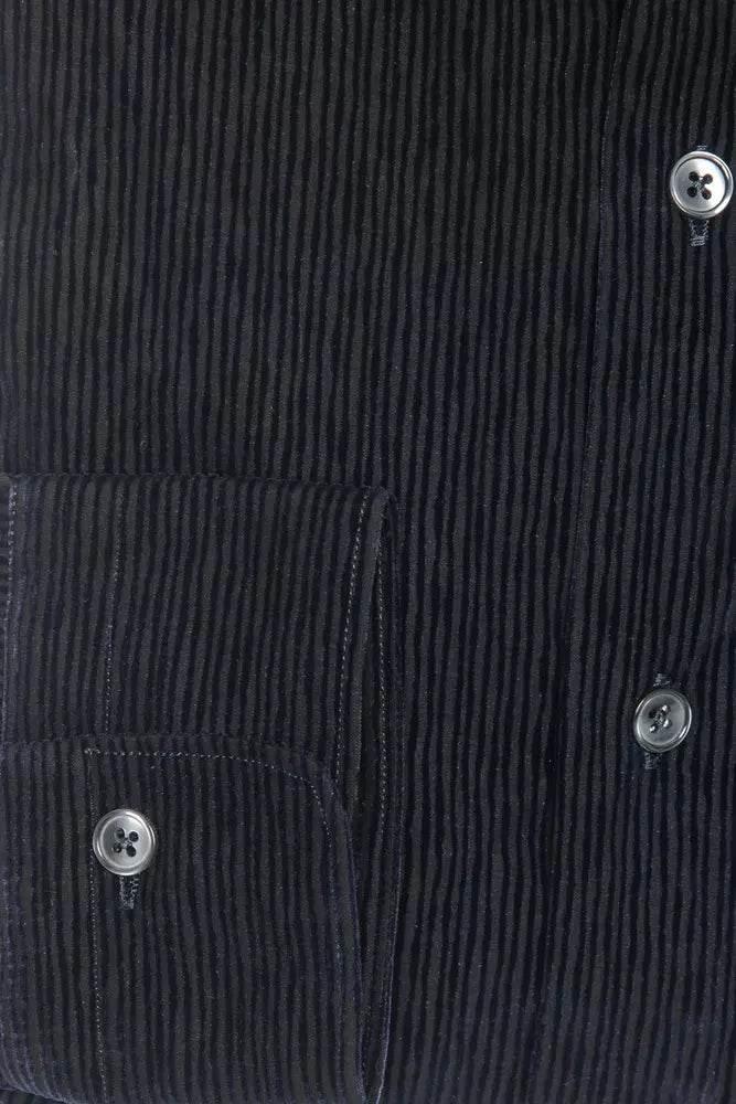 Robert Friedman Black Cotton Men Shirt - Hilstor