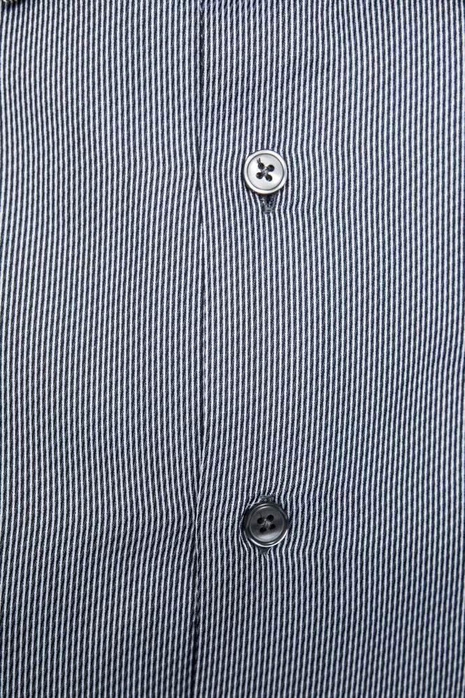 Robert Friedman Blue Cotton Men Shirt - Hilstor