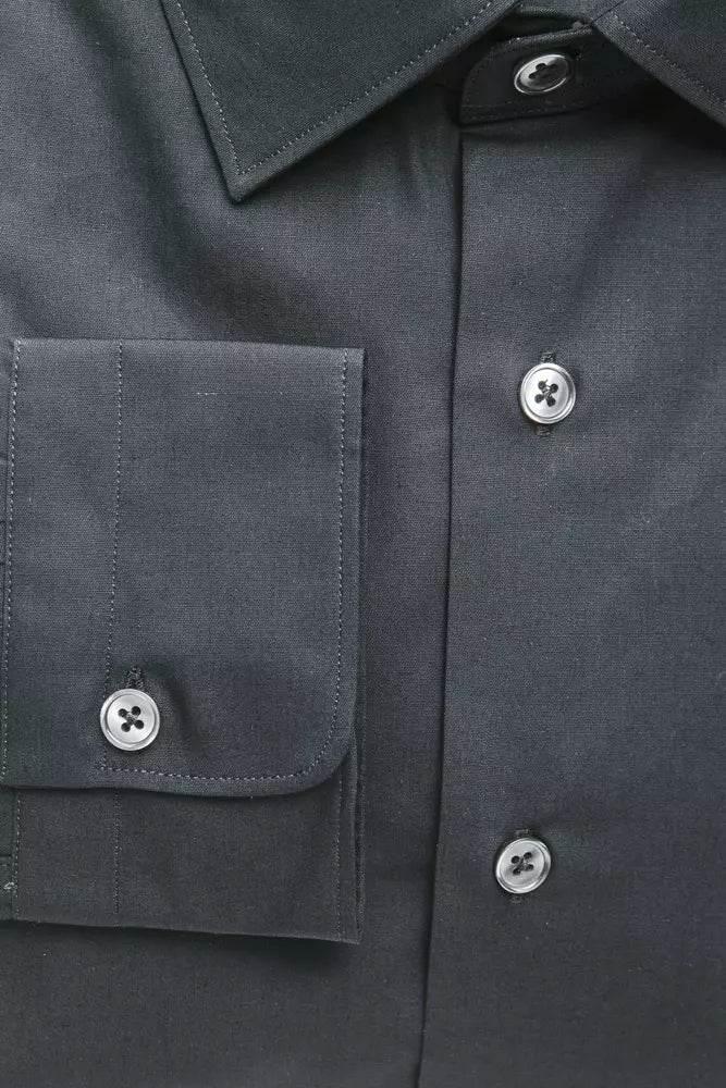 Robert Friedman Black Cotton Men Shirt - Hilstor