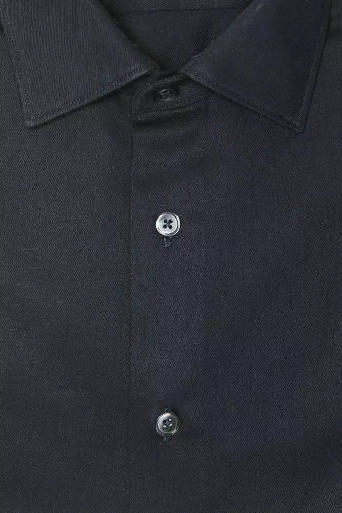 Robert Friedman Black Cotton Men Shirt - Hilstor