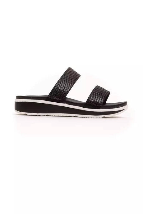 Péché Originel Black Textile Women Sandal - Hilstor