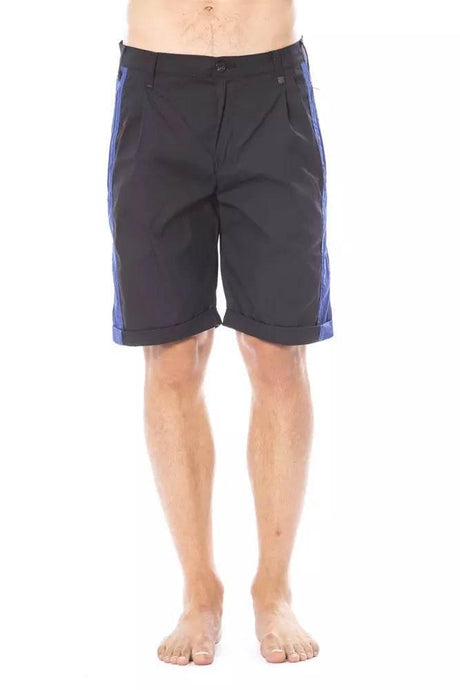 Verri Black Cotton Men's Casual Short - Hilstor