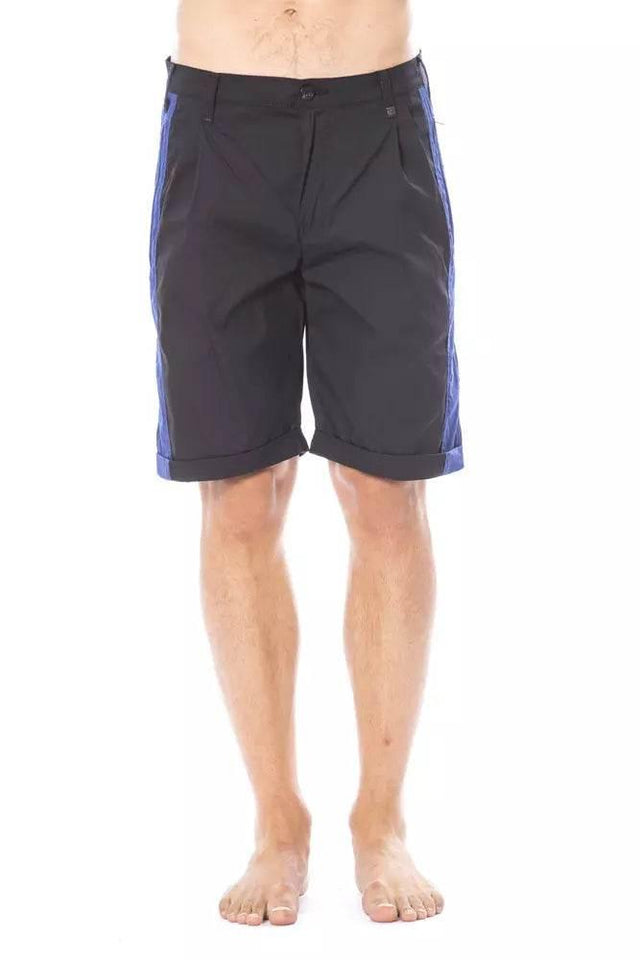 Verri Black Cotton Men's Casual Short - Hilstor