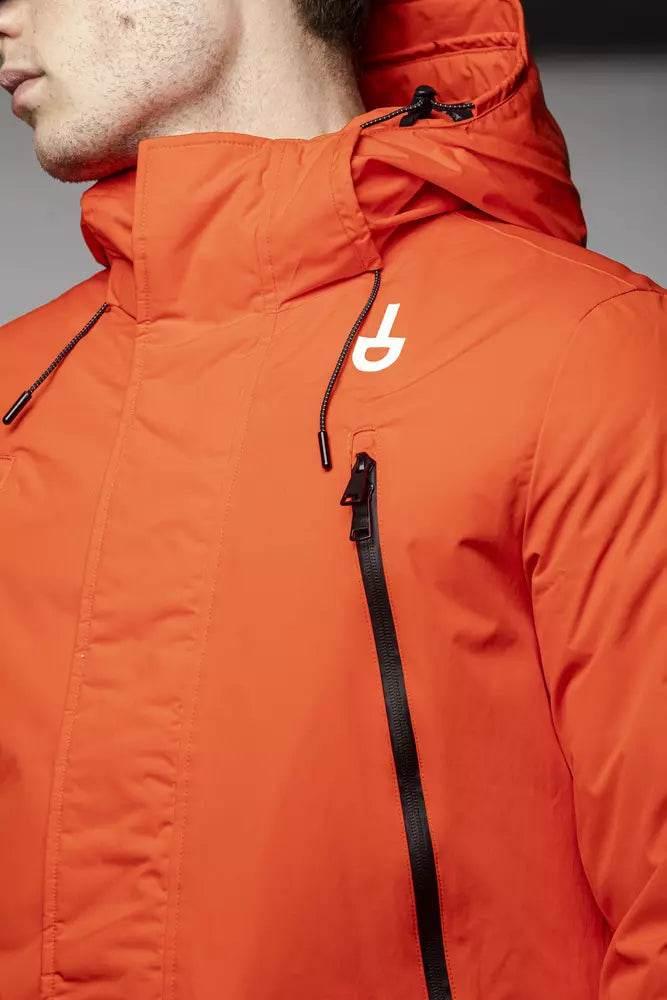 Tond Red Polyester Men's Jacket - Hilstor