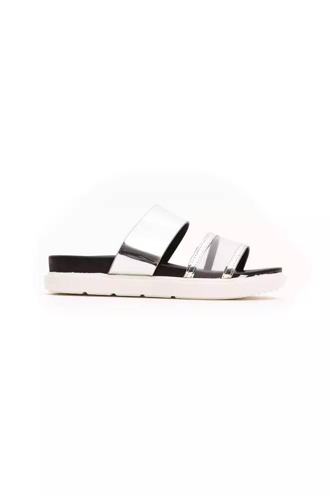 Péché Originel Silver Polyethylene Women Sandal - Hilstor