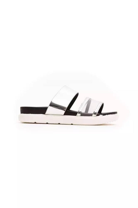Péché Originel Silver Polyethylene Women Sandal - Hilstor