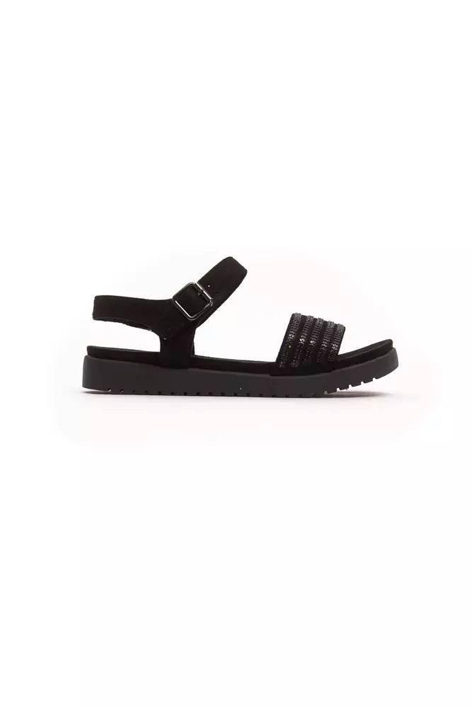 Péché Originel Black Textile Women Sandal - Hilstor