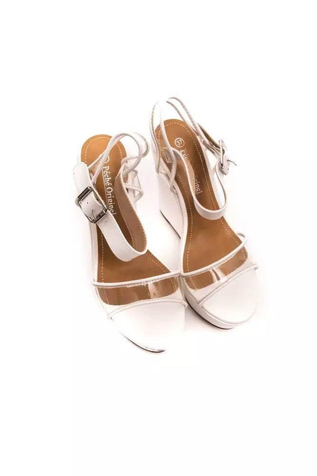 Péché Originel White Polyethylene Women Sandal - Hilstor