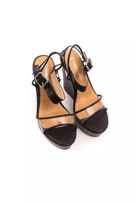 Péché Originel Black Polyethylene Women Sandal - Hilstor