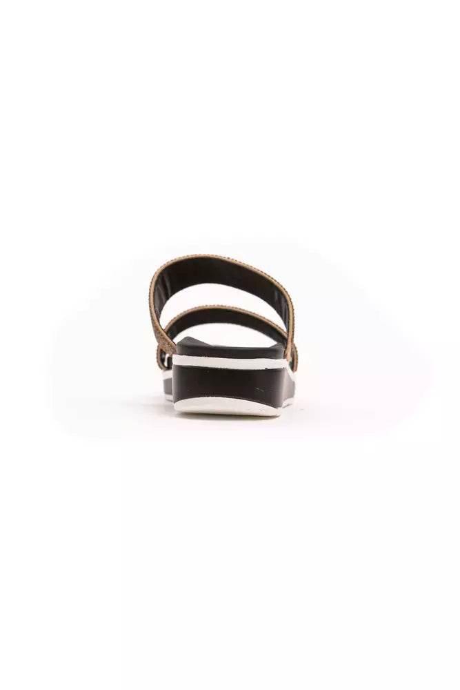 Péché Originel Beige Textile Women Sandal - Hilstor