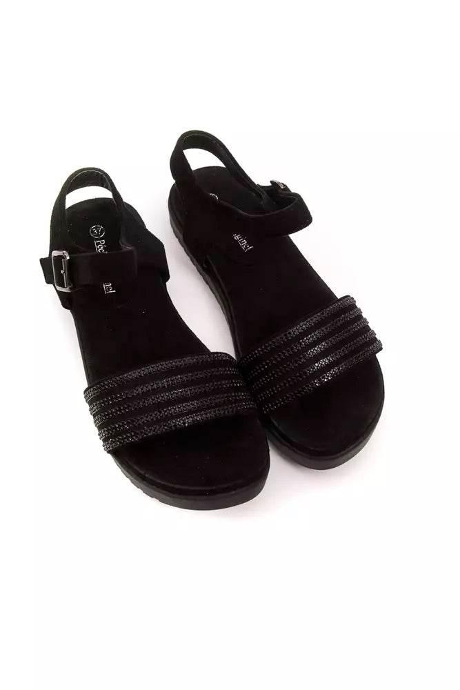Péché Originel Black Textile Women Sandal - Hilstor