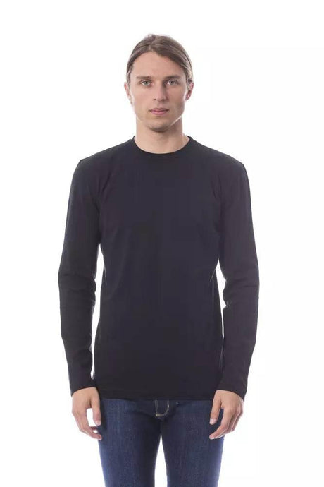 Verri Black Cotton Men T-Shirt - Hilstor