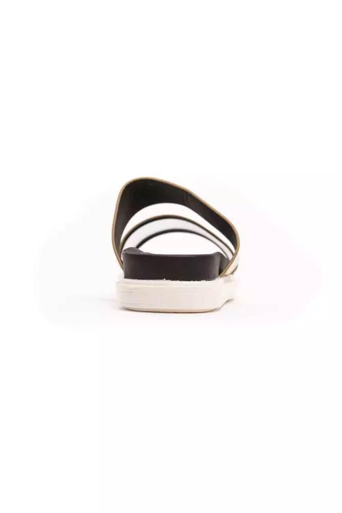 Péché Originel Gold Polyethylene Women Sandal - Hilstor