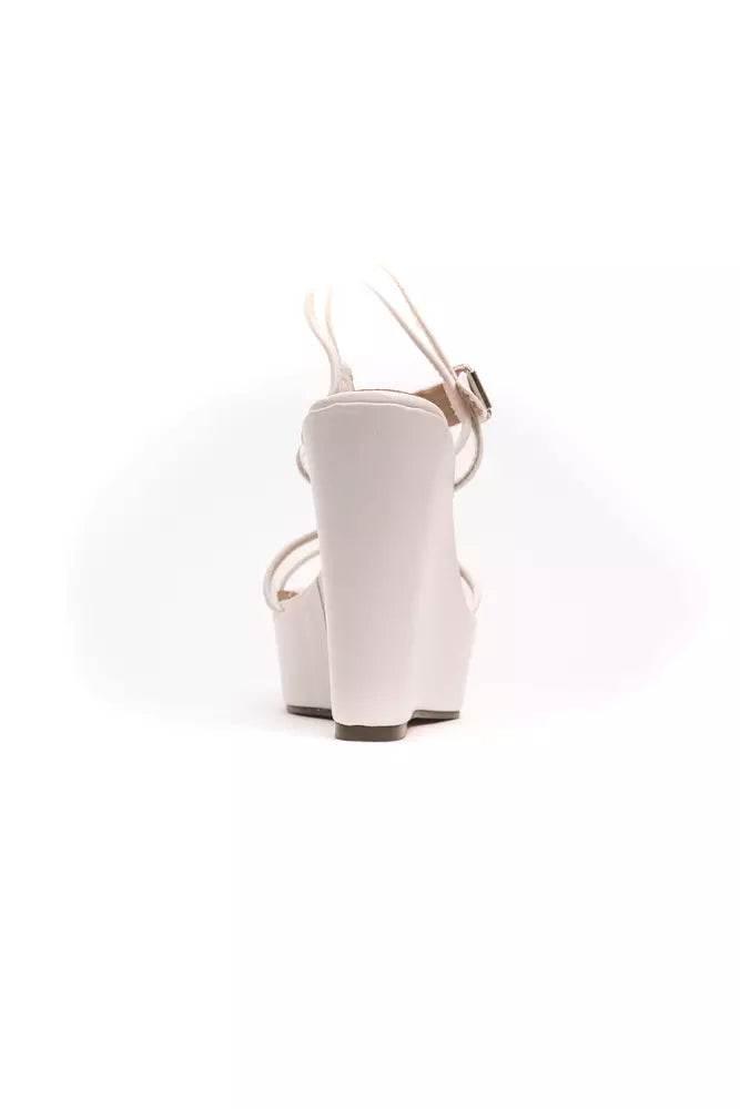 Péché Originel White Polyethylene Women Sandal - Hilstor