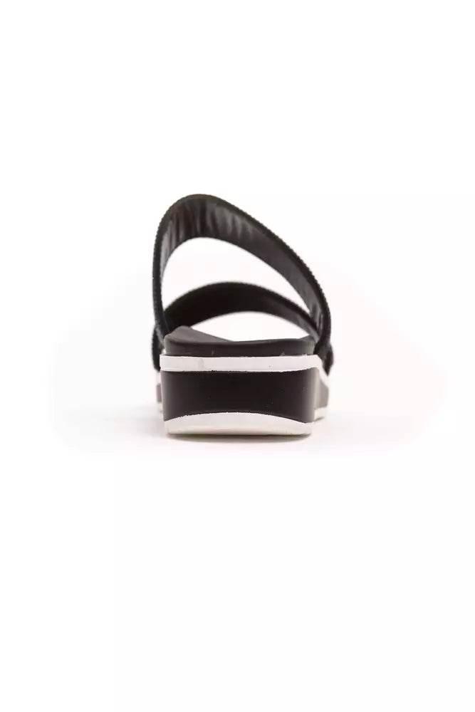 Péché Originel Chic Rhinestone Twin-Strap Low Sandals - Hilstor