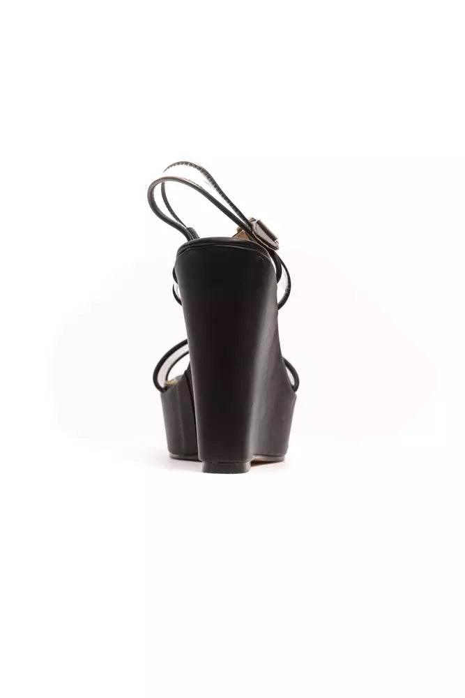 Péché Originel Black Polyethylene Women Sandal - Hilstor