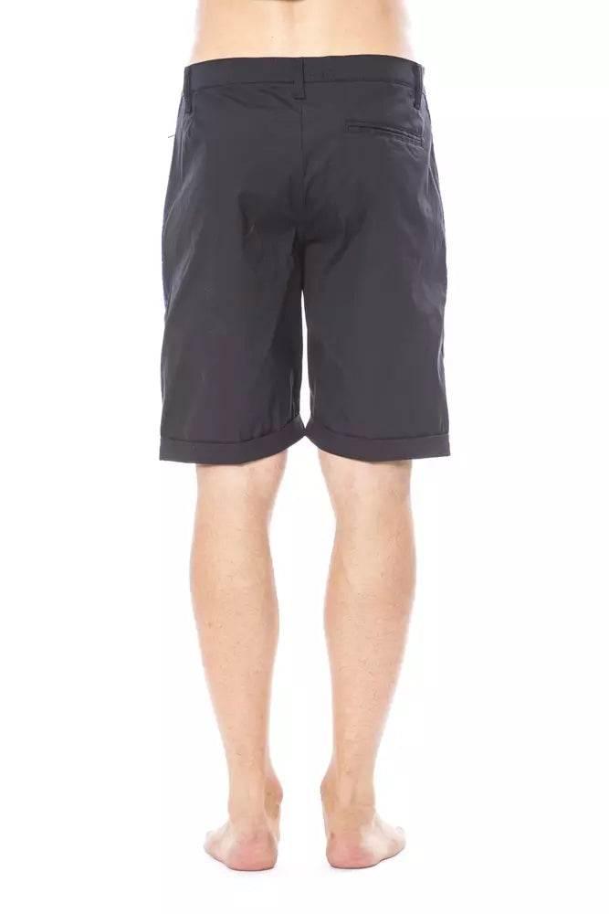 Verri Black Cotton Men's Casual Short - Hilstor