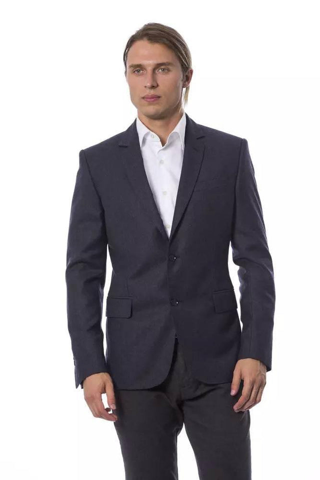 Verri Blue Wool Men Blazer - Hilstor