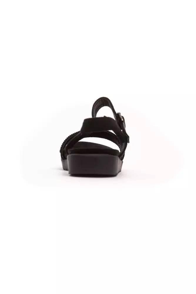 Péché Originel Black Textile Women Sandal - Hilstor