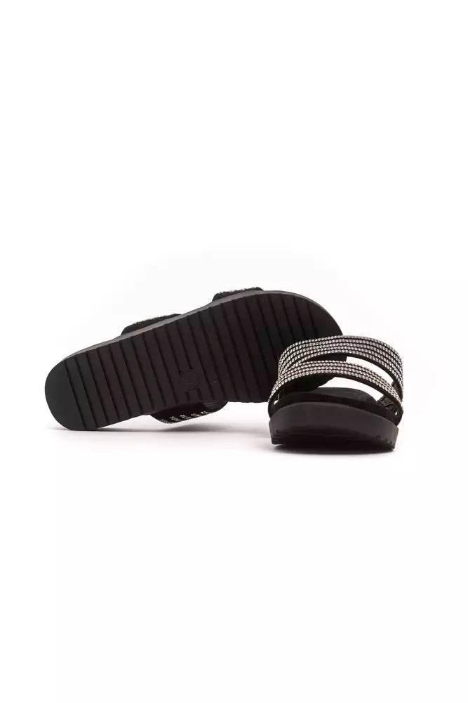 Péché Originel Silver Textile Women Sandal - Hilstor