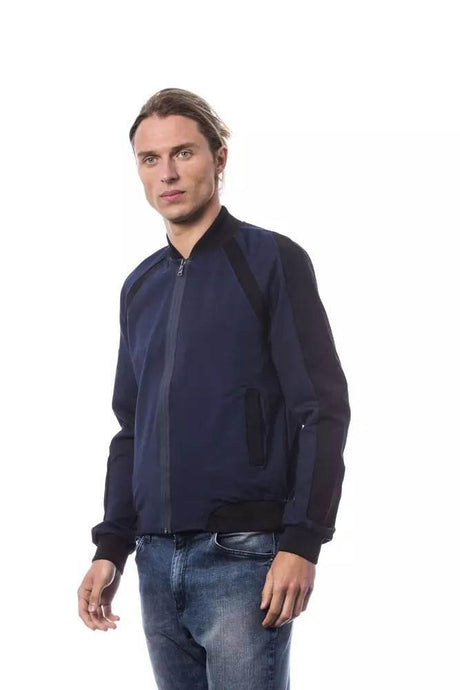 Verri Blue Viscose Men Sweater - Hilstor