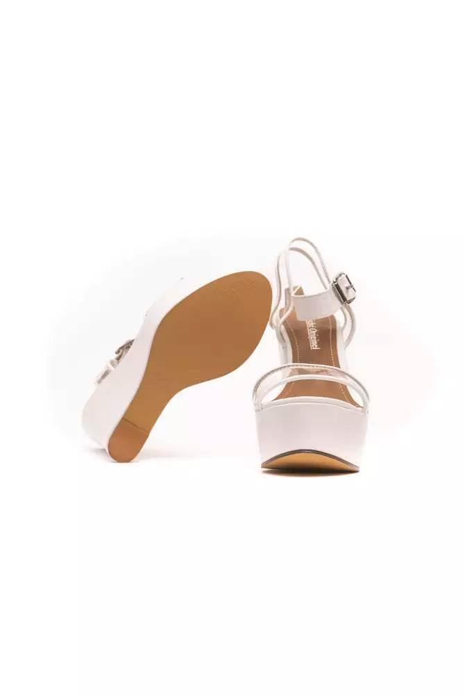 Péché Originel White Polyethylene Women Sandal - Hilstor
