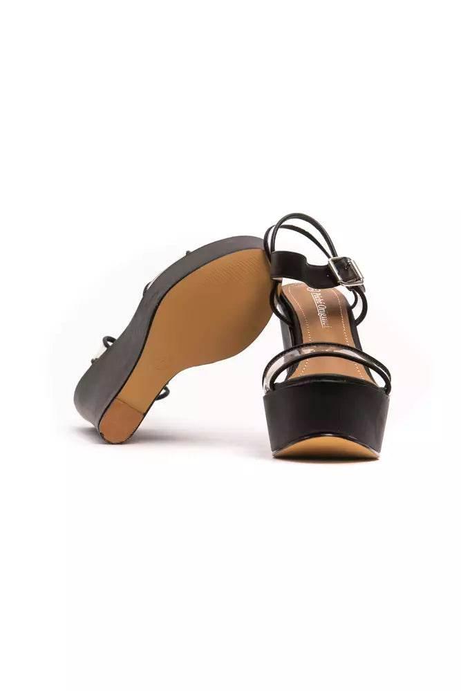 Péché Originel Black Polyethylene Women Sandal - Hilstor