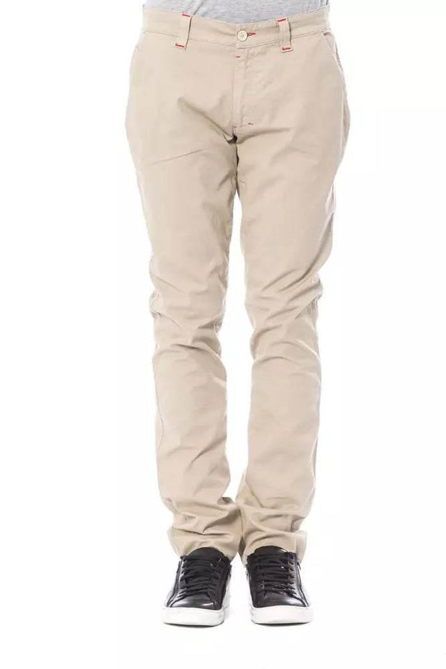 Verri Beige Cotton Men Chino Pant - Hilstor