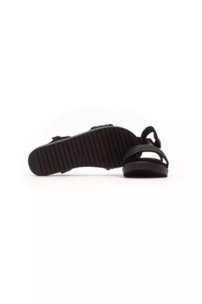 Péché Originel Black Textile Women Sandal - Hilstor
