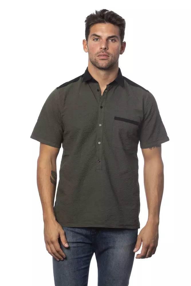 Verri Army Cotton Men Shirt - Hilstor
