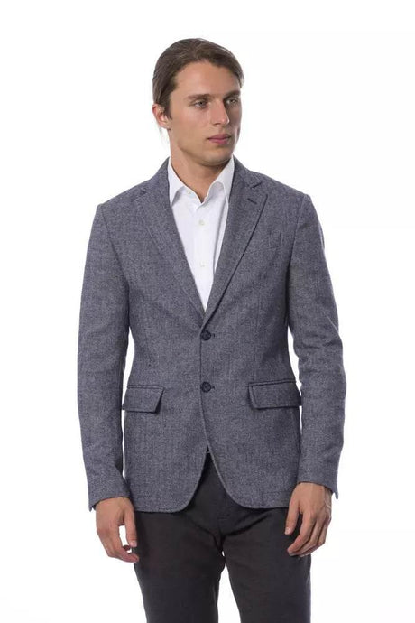 Verri Blue Wool Men Blazer - Hilstor