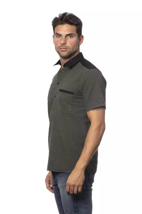 Verri Army Cotton Men Shirt - Hilstor
