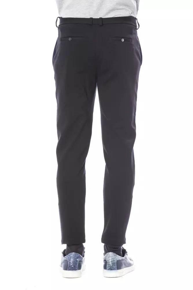 Verri Blue Viscose Men Pant - Hilstor