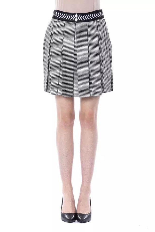 BYBLOS Black Viscose Women Skirt - Hilstor